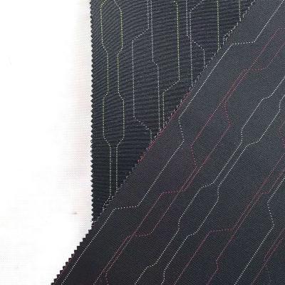 China Fashion Waterproof Design Customized Woven Auto Upholstery Fabric With Foam For Car Seat Bus Seat for sale