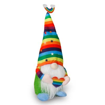 China Colorful Rudolph Classic Jewelry Festival Rainbow Faceless Doll Ornaments Field Layout Props Dolls for sale