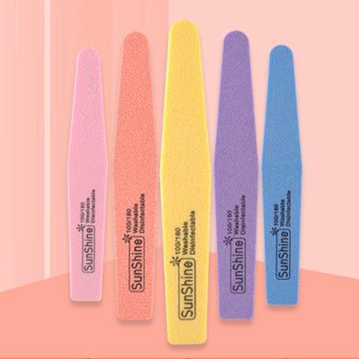 China Essential Beauty Care Makeup Tools Professional 100/180 Sandpaper Nail Art Tools For Filing Before Treatment/Nail Extension Sponge Nail File for sale