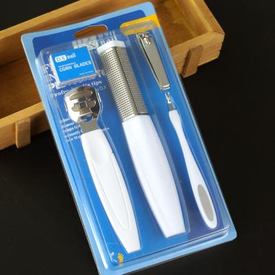 China Sharp And Durable Pedicure Supplies Pedicure Tools Foot Care File Set The Feet Stainless Steel Dead Skin Callus Remover for sale