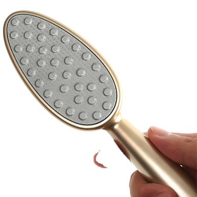 China Sharp And Durable Modern Disposable 430Stainless Steel Nano Leaf Shape Foot File for sale