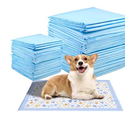 China Pads de orina para perros colchonetas desechables para mascotas con indicador de humedad ISO1348 FDA FSC en venta