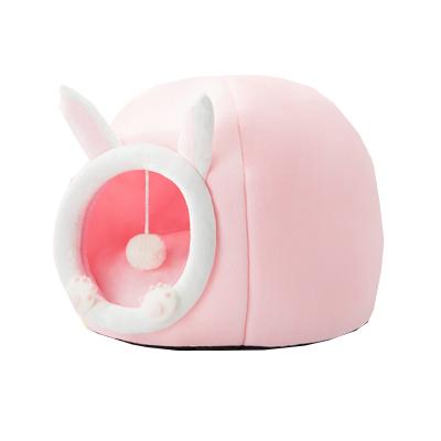 China Hot New Breathable Custom Cat Bed House With Ball Toys Pet Bed For Cats And Dogs Pet Supplies for sale