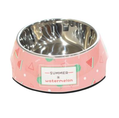 China Viable Wholesale OEM Factory Melamine Pet Bowl Dog Bowl Modern Pet Dish Bowl for sale