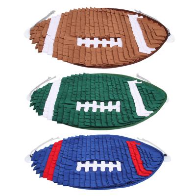 China Durable Type Anti-Clog Dog Bowl Dog Sniff Pad Rugby Dog Mat Pet Training Mat for sale