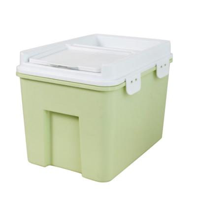 China Sustainable Wholesale Luxury Sealed Moisture Proof Large Capacity Pet Food Storage Bucket for sale