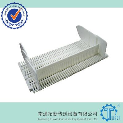 China Belting FG400 Plastic Modular With Plastic Cleats Conveyor Belt For Food for sale