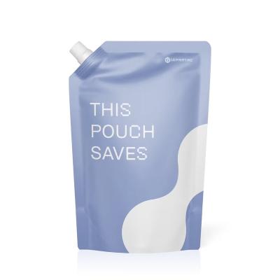 China Recyclable Aluminum Foil Spout Pouch Straw Pouch Bag For Fruits Juice Pouch Packaging Bag for sale