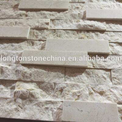 China White Parquet Face Marble Slate Culture Split Stone For Bathroom Wall Slabs for sale