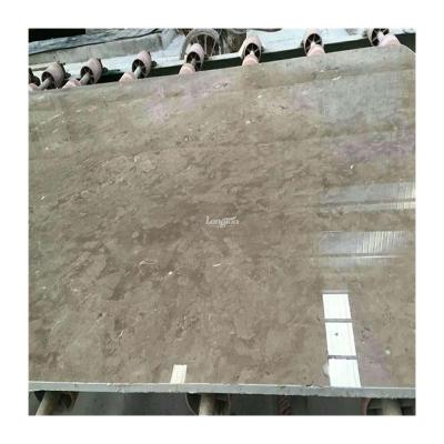 China Wholesale Price Minimalist Polishing Slabs Marble Tile Slab Stone Light Brown Thin Nature for sale