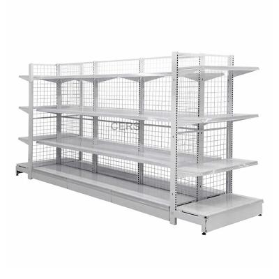 China Double Sided Grocery Display Racks /Shelves For Grocery Supermarket Shelf Gondola Shelving for sale