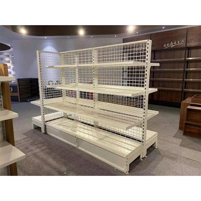 China Cheap And Environmentally Friendly Double Sided Supermarket Shelf Retail Display Shelf Supermarket for sale