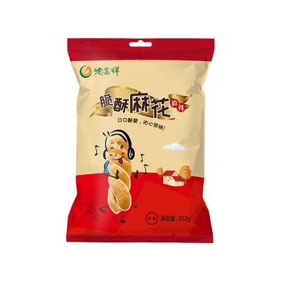 China Handmade Twist Fried Snack 252g DFX Fried Dough Twist Spicy Chinese Special Flavor Leisure Donut Holiday Food for sale