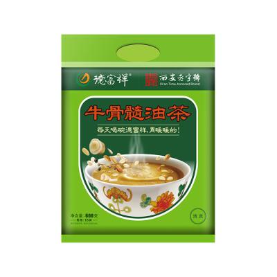 China Natural Professional Supplier Wholesale Instant Grits Production Line Cereal Products 600g Raw Instant Solid Beef Marrow Soup for sale