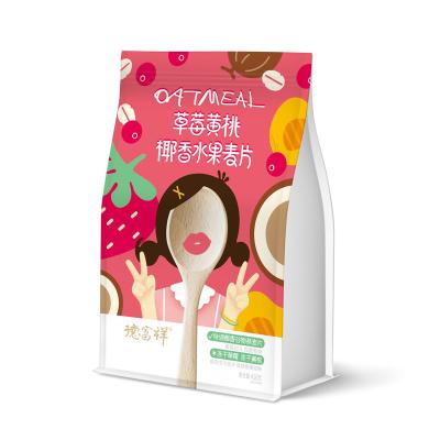 China Instant Hot New Products Nutritional Strawberry Peach Fruit And Nuts Oatmeal for sale