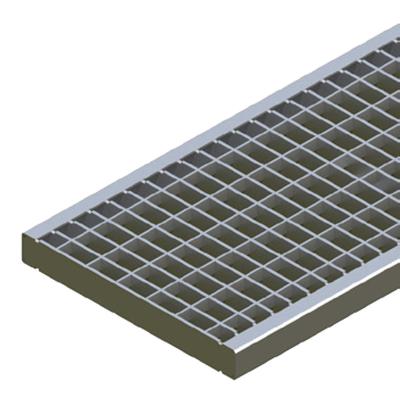 China Polymer Concrete Polymer Concrete Channel Grate Drain Cover for sale