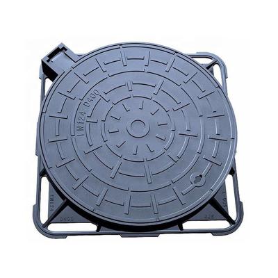 China Good Quality Modern Customized Cast Iron Manhole Cover With Grate for sale