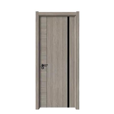 China Waterproof Customized modern minimalist personality ecological door interior room door complete solid wooden door for sale