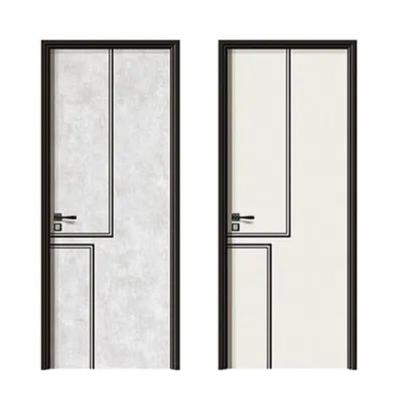 China Home Waterproof Eco-Friendly Steel Wood Interior Room Soundproof Bedroom Interior Door Bedroom Door for sale