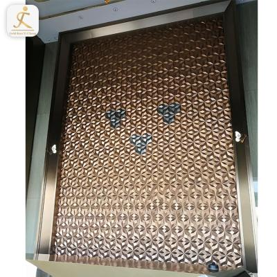 China Luxury Indoor Outdoor Decoration Brushed Stainless Steel Silver Colored Laser Cut Steel Sheet 201 304 316 430 SS Pattern Custom Decorative Steel Plate for sale