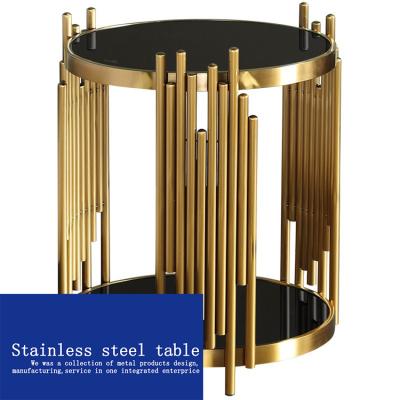 China Modern Design Marble Coffee Table Top Legs Regular Customized Home Furniture Metal Tea Table Stainless Steel Table Base for sale