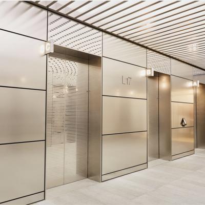 China Durable Modern Design 304 Stainless Steel Elevator Shaft Door Architrave Metal Tile Trim for sale