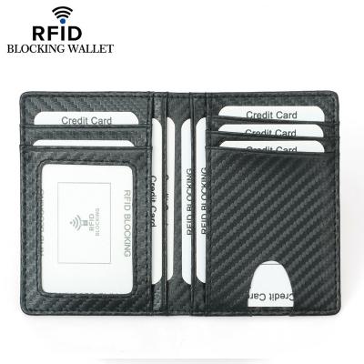 China Coin Purse Hot Fashion Men Slim Conductors Authorize RFID Blocking ID Credit Card Holder Wallet for sale