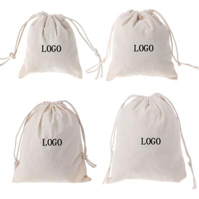 China Wholesale Twine Pocket Eco Organic Cotton Canvas Durable Grocery Pocket Customized Durable Drawstring Bags for sale