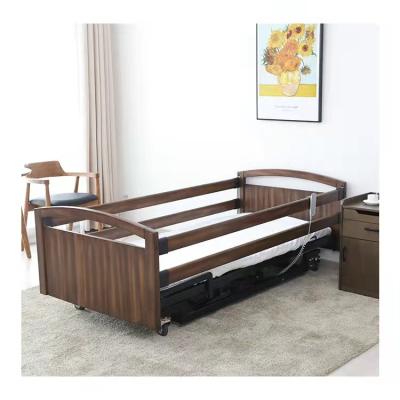 China 3 Functions Sales Home Care Bed Whole Elder Electric Nursing Beds Electric Nursing Wooden Bed for sale