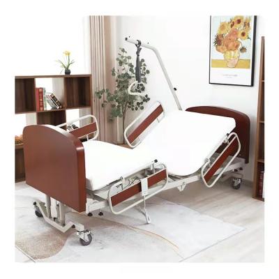 China 5 Functions Factory Direct Sales Electric Nursing Bed Elderly Electric Nursing Beds Electric Nursing Wooden Bed for sale