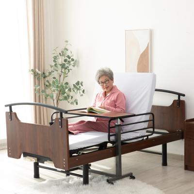 China 2 Functions Hot Sale 2 Function Bed Manual Double Flip Elderly Hospital Nursing Bed for sale