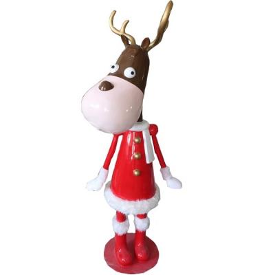 China Huge Outdoor Water Proof Christmas Stance Reindeer Mall For Christmas Decoration for sale