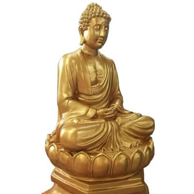 China Authentic China Large Fiberglass Christmas Buddha Statue For Religious Event for sale