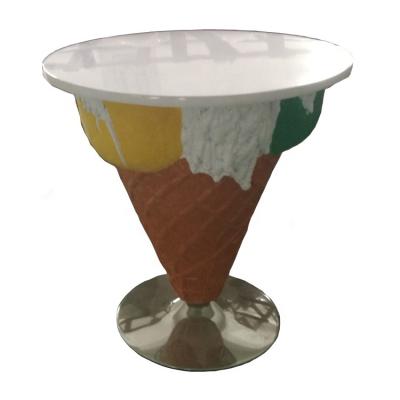 China Water Proof Hot Selling Furniture Wholesale Creative Ice Cream Shop Tables And Chairs for sale