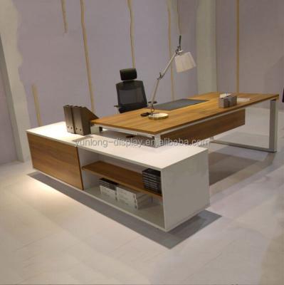 China Modern Times Store Fittings Office Furniture 1700mm Computer Desk (YL-OF-19) for sale