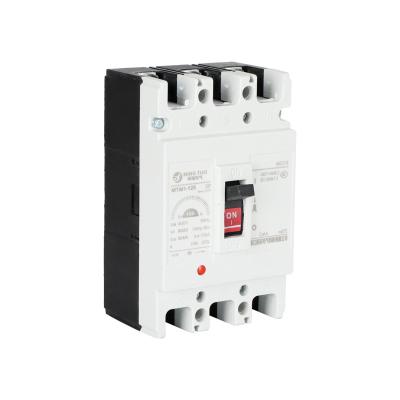 China MCCB 4P63A80A100A125Aow voltage products motor thermal magnetic overload and short circuit protection switch safety breaker ICU: 35kA ICS: 22kA for sale