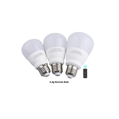 China Home Custom Sale Aluminum Remote Control Plastic LED E26 E27 Light Bulb for sale