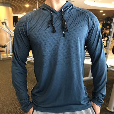 China New Design Anti-wrinkle Quick Dry Shirt Wholesale High Quality Hoodies Gym Sports Breathable Pullover Shirt for sale