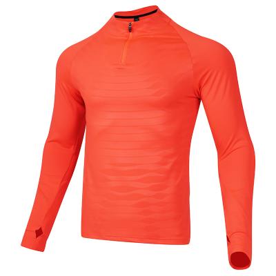 China Autumn Breathable Men's Wear Quick Dry Tracksuit Sports Training Suit 2 Pcs Fitness Collar Long Sleeve Running Bottom Sets for sale