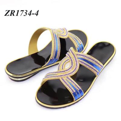 China High Quality Italian Flat Shoes Matching Shoe and Bag Set Flat Shoe for sale