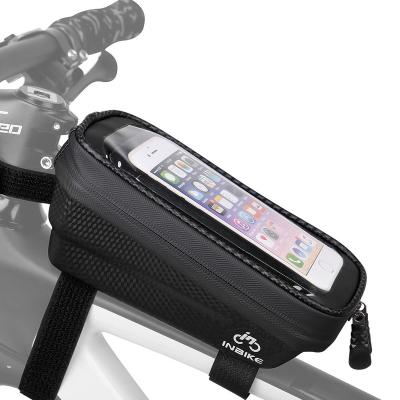 China INBIKE Touch Screen Front Top Tube EVA Bicycle Cycling Mobile Phone Durable Waterproof Bag for sale