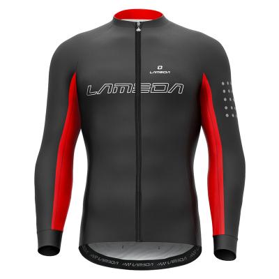 China Anti-Bacterial LAMEDA Hot Sale Autumn ComfortablePrinted Thermal Autumn&Winter Cycling Long Jersey for sale