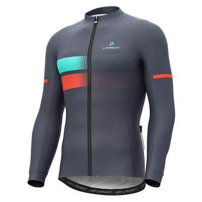 China LAMEDA Antibacterial 3D Thermal Cutting Seamless Men Bike Long Sleeve Custom Logo Cycling Jersey Bicycle Wear Clothing Cycle Shirts Sale Tank Tops for sale