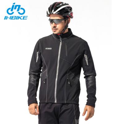 China INBIKE Antibacterial Anorak Bicycle Custom Bike Cycling Windstopper Winter Clothing Warming Jacket for sale