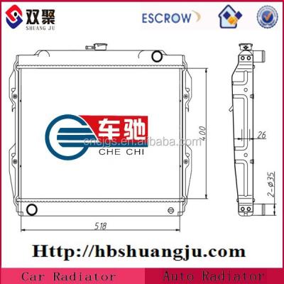 China Aluminum plastic tank for the radiator for sale