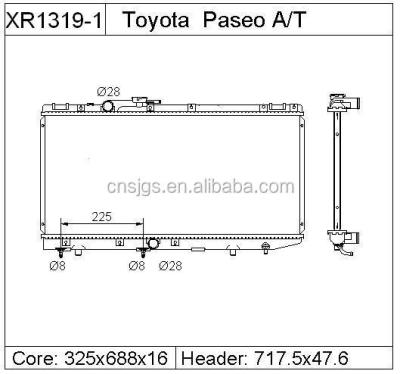 China for TOYOTA PASEO 92~95 raidaotr for TOYOTA PASEO 92~95 dpi:1319 oe:1640011530 for sale