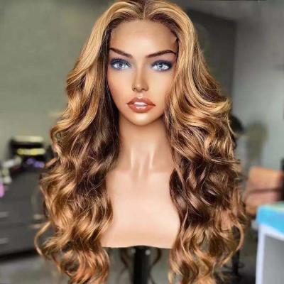 China New Style Body Wave Lace Front Human Hair Wigs Women Synthetic Hair Color Hd Brazilian Lace Wig Human Hair Amazon Wave Hair Frontal Wig for sale