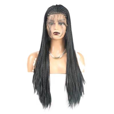 China New Style HD Full Lace Human Hair Dreadlocks Wig Transparent Braiding Style African Lace Front Wigs Curl Hair Wigs With Bangs for sale