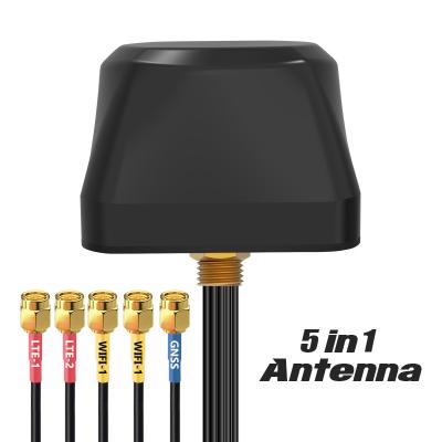 Cina L'innesto a vite impermeabile direzionale 5 in-1 di Omni ha combinato l'antenna GPS all'aperto Wifi 4G LTE MIMO Antenna combinato di combinazione in vendita