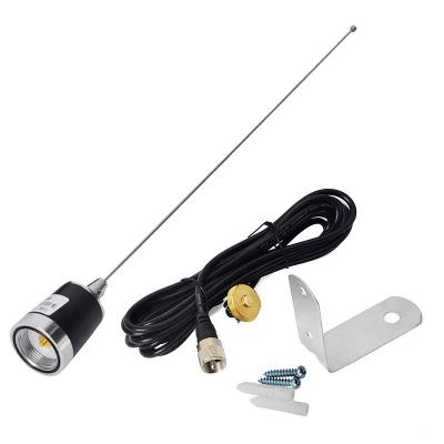 China UHF universal sinal de antena de carro G58 cabo coaxial NMO antena e NMO Monte para caminhão carro transmissor de rádio móvel à venda